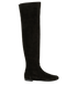 Giuseppe Zanotti Over The Knee Boots, &pound;220, Shoes, Black, Suede, Front view