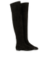 Giuseppe Zanotti Over The Knee Boots, &pound;220, Shoes, Black, Suede, Side view