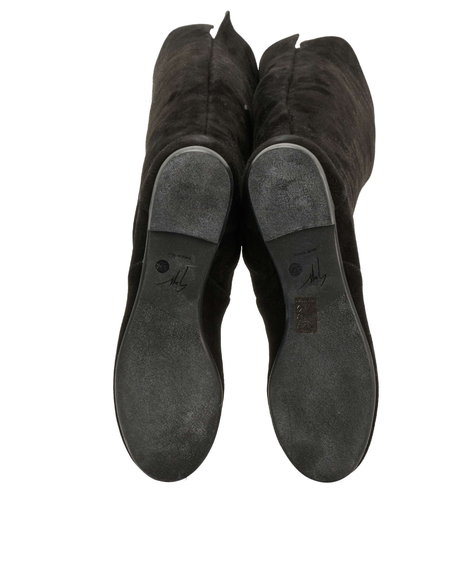 Giuseppe Zanotti Over The Knee Boots, &pound;220, Shoes, Black, Suede, Top view