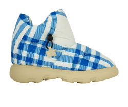 Burberry Check Pillow Boots, Mens, Poly, Blue, UK11, DB/B, 3*
