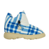 Burberry Check Pillow Boots, £210, Shoes, Blue, Polyester Mix, Front view