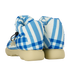 Burberry Check Pillow Boots, £210, Shoes, Blue, Polyester Mix, Back view