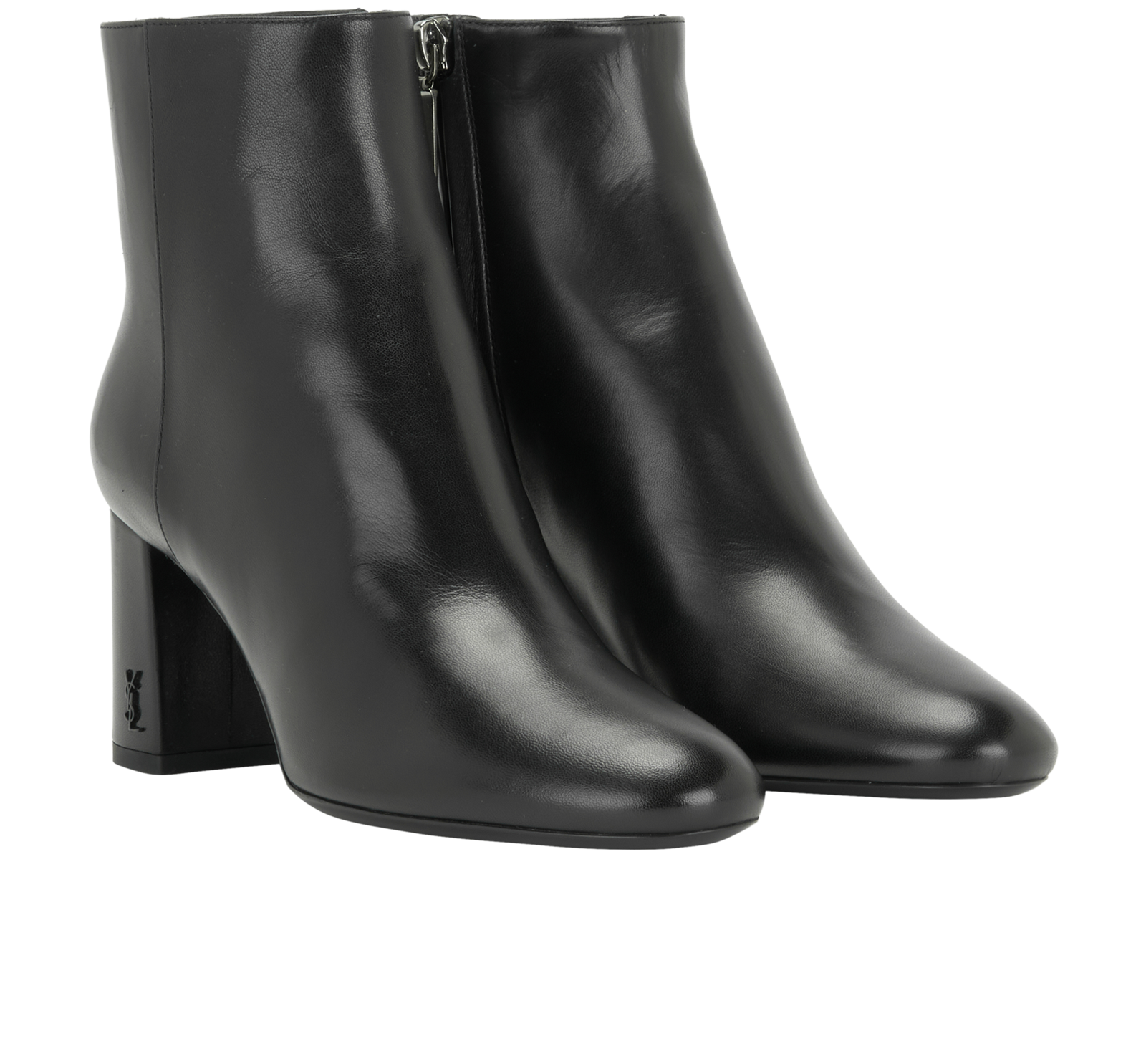Saint Laurent Loulou 70 Boots, &pound;295, Shoes, Black, Leather, Side view