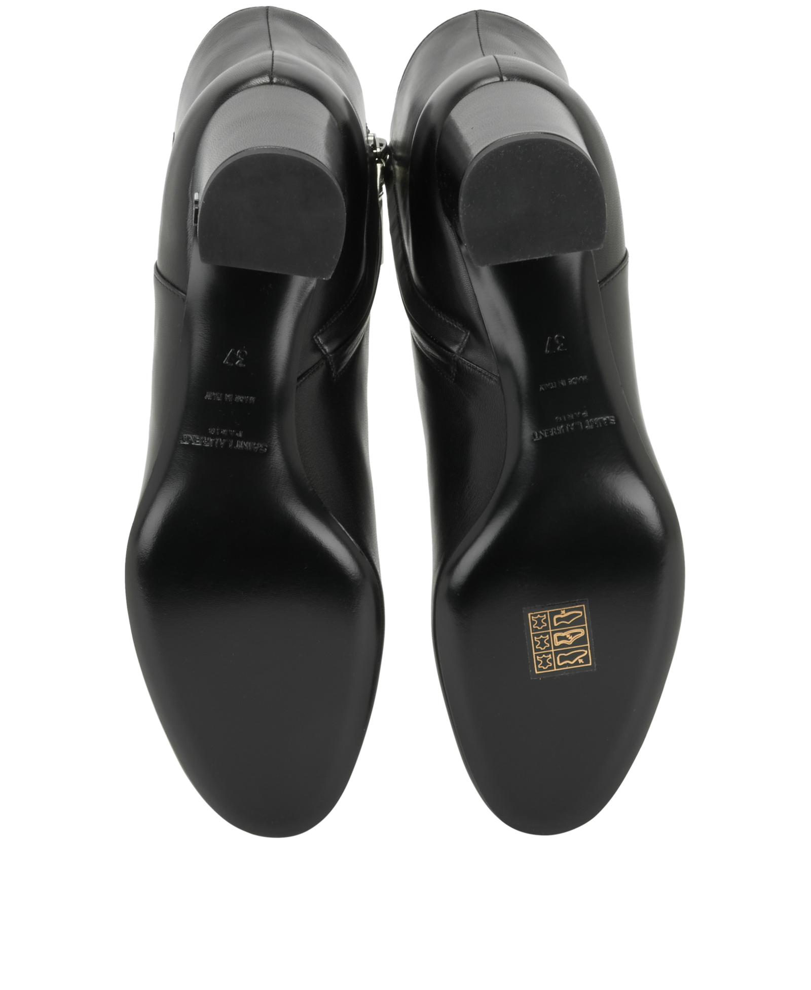 Saint Laurent Loulou 70 Boots, &pound;295, Shoes, Black, Leather, Top view