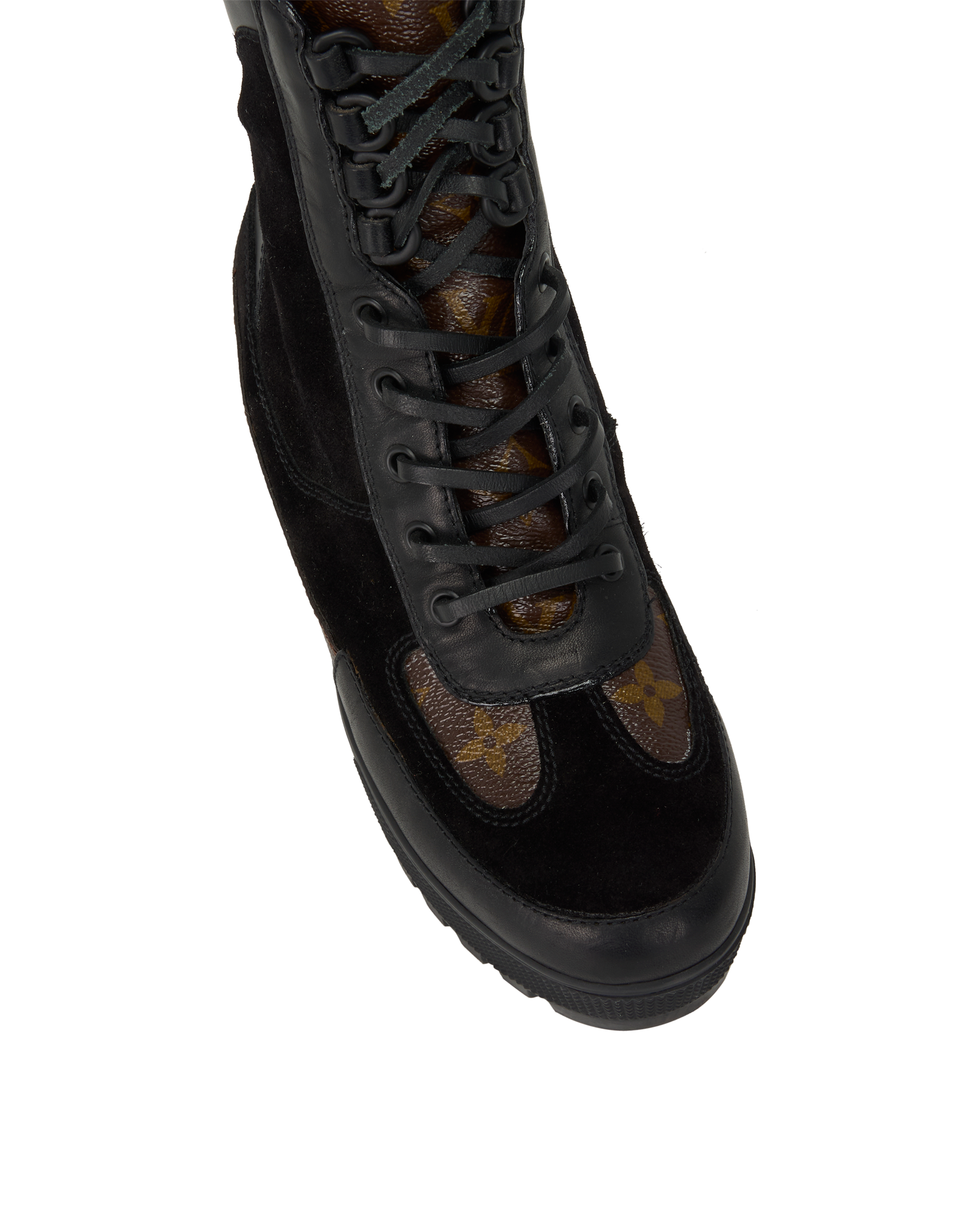 Louis Vuitton Laureate Desert Boots, &pound;595, Shoes, Brown, Canvas/Suede, Other view