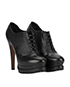 Alaia Low Ankle Lace Up Boots, side view