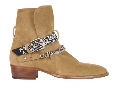 Amiri Bandana Boots, &pound;490, Shoes, Brown, Suede, Front view