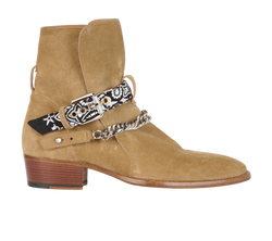 Amiri Bandana Boots, Mens, Suede, Brown, UK8, 2*