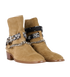 Amiri Bandana Boots, &pound;490, Shoes, Brown, Suede, Side view