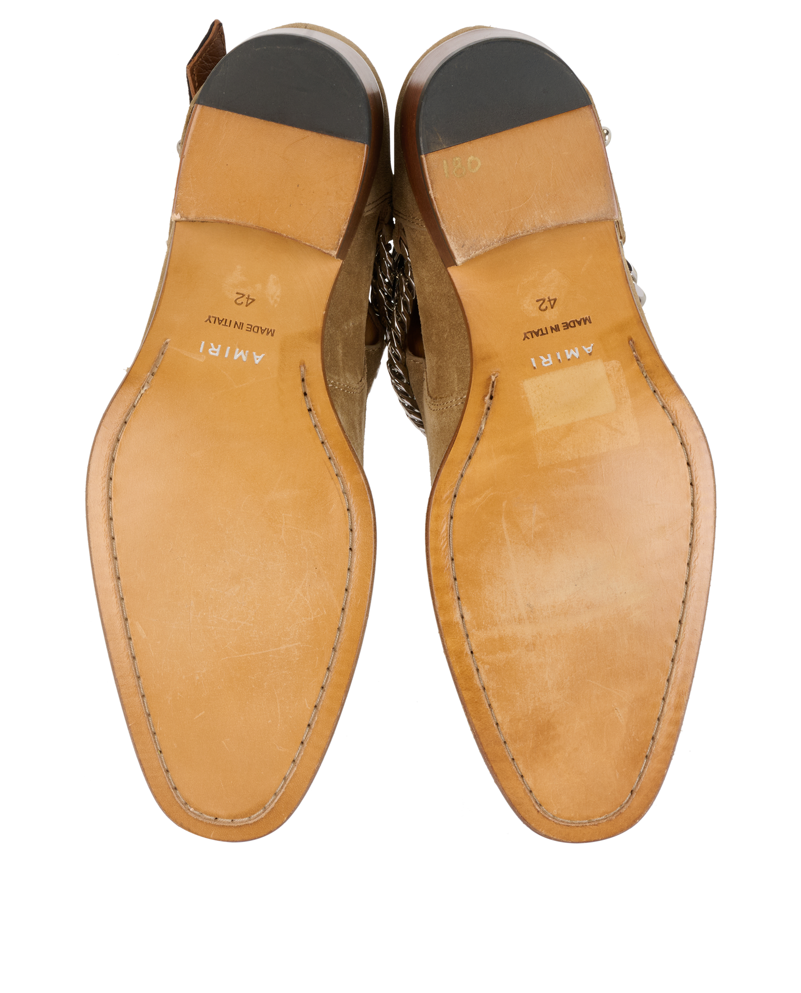 Amiri Bandana Boots, &pound;490, Shoes, Brown, Suede, Top view