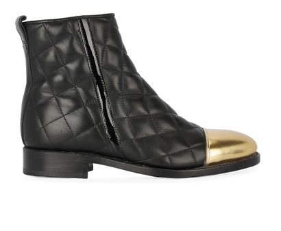 Balmain Zip Up Boots, &pound;160, Shoes, Black, Leather, Front view