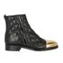 Balmain Zip Up Boots, &pound;160, Shoes, Black, Leather, Front view