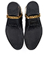 Balmain Quilted Ankle Boots, top view