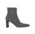 Balenciaga Check Ankle Boots, £250, Shoes, Grey, Fabric, Front view