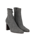 Balenciaga Check Ankle Boots, £250, Shoes, Grey, Fabric, Side view