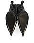 Balenciaga Logo Knife Boots, top view