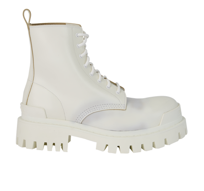 Balenciaga Strike Lace-Up Boots, front view