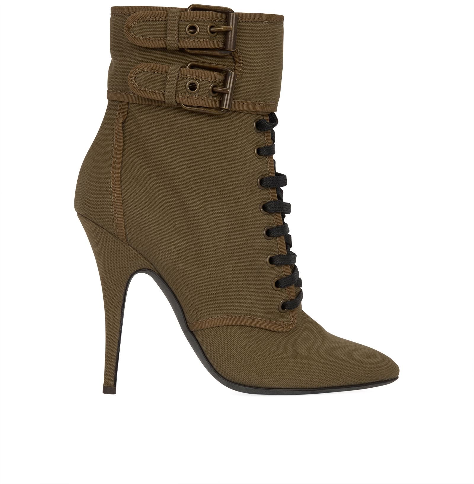 Military heel sale boots