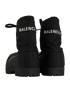 Balenciaga Alaska Low Chunky Boots, £420, Shoes, Black, Nylon, Back view