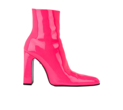 Balenciaga Neon Pointy Boots - Size UK3, Patent, Pink, 2*