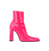 Balenciaga Neon Pointy Boots - Size UK3, front view
