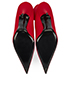 Balenciaga Knife Sock Boots Heels, top view