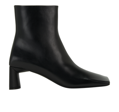 Balenciaga Kitten Heels Boots, &pound;290, Shoes, Black, Leather, Front view