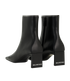 Balenciaga Kitten Heels Boots, &pound;290, Shoes, Black, Leather, Back view