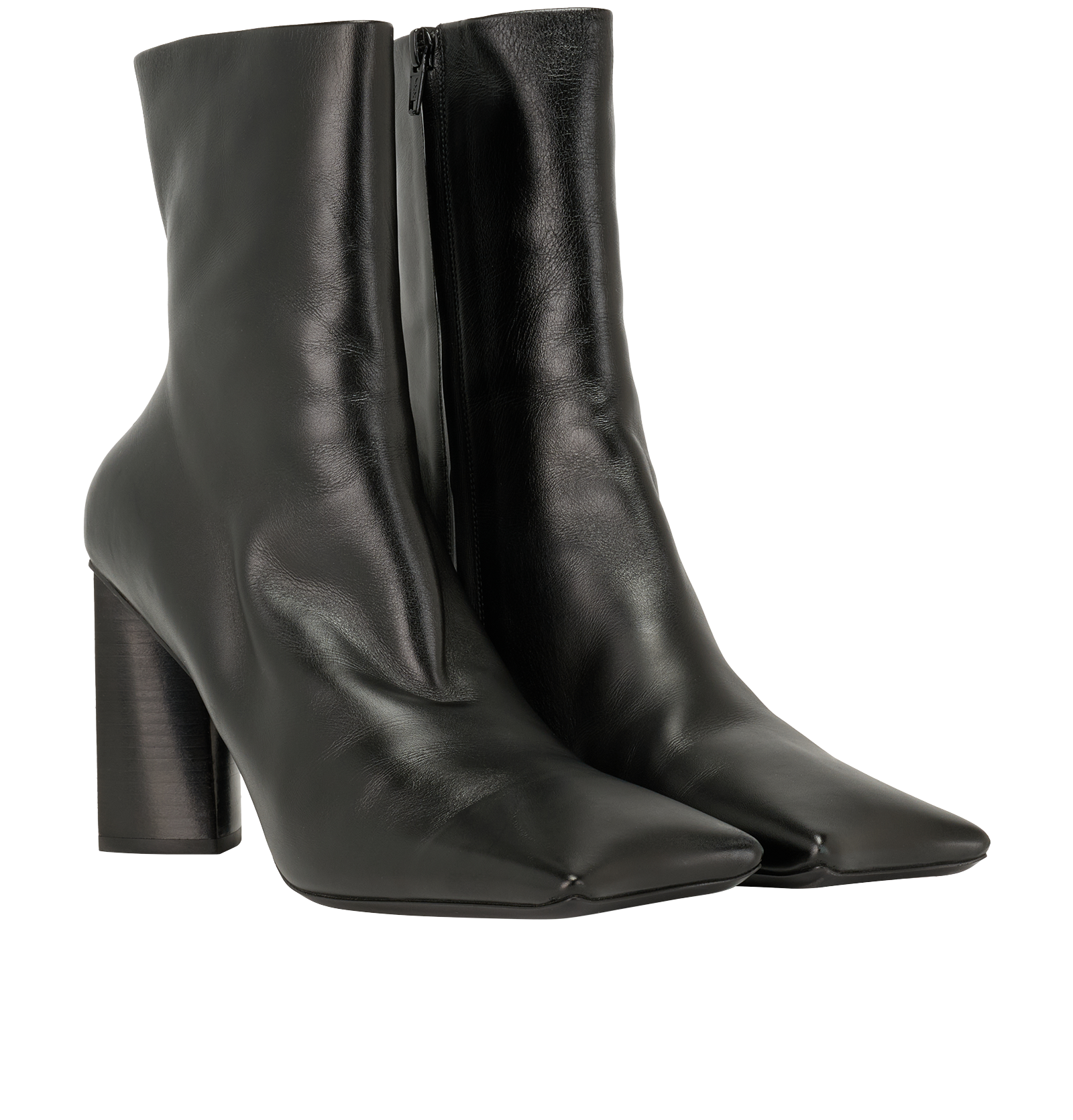 Balenciaga Moon Boots, &pound;175, Shoes, Black, Leather, Side view