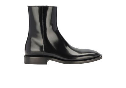Balenciaga Ankle Boots, &pound;180, Shoes, Black, Patent Leather, Front view