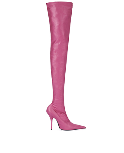 Balenciaga Over the Knee Stretch Boots, front view