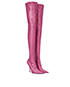Balenciaga Over the Knee Stretch Boots, side view