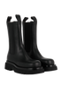 Bottega Veneta Lug Boots, &pound;550, Shoes, Black, Leather, Side view