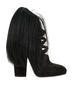 Bottega Veneta Ankle Boots, Goat/Suede, Black, UK3, B/DB, 3*