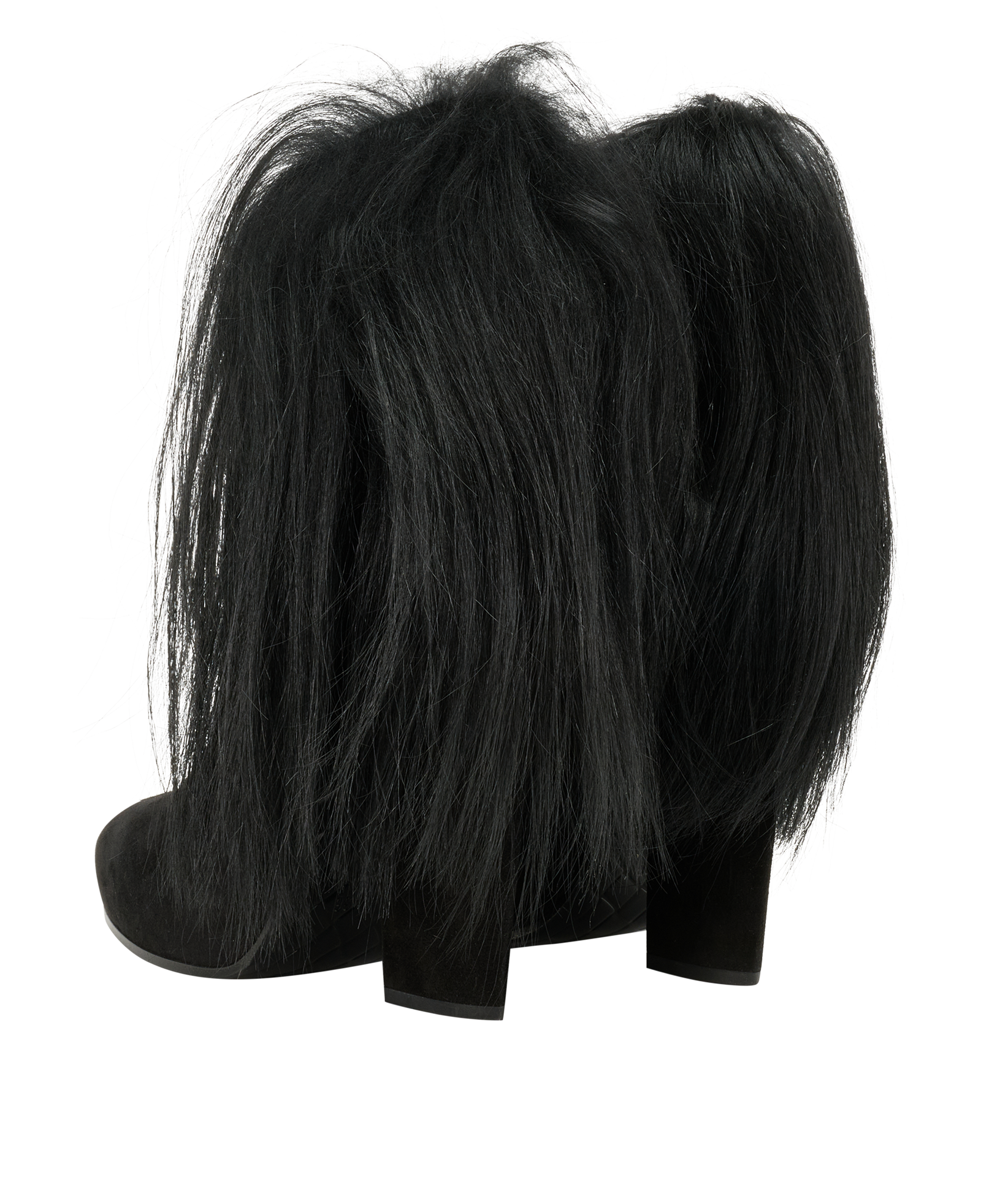 Bottega Veneta Ankle Boots, &pound;195, Shoes, Black, Suede, Back view