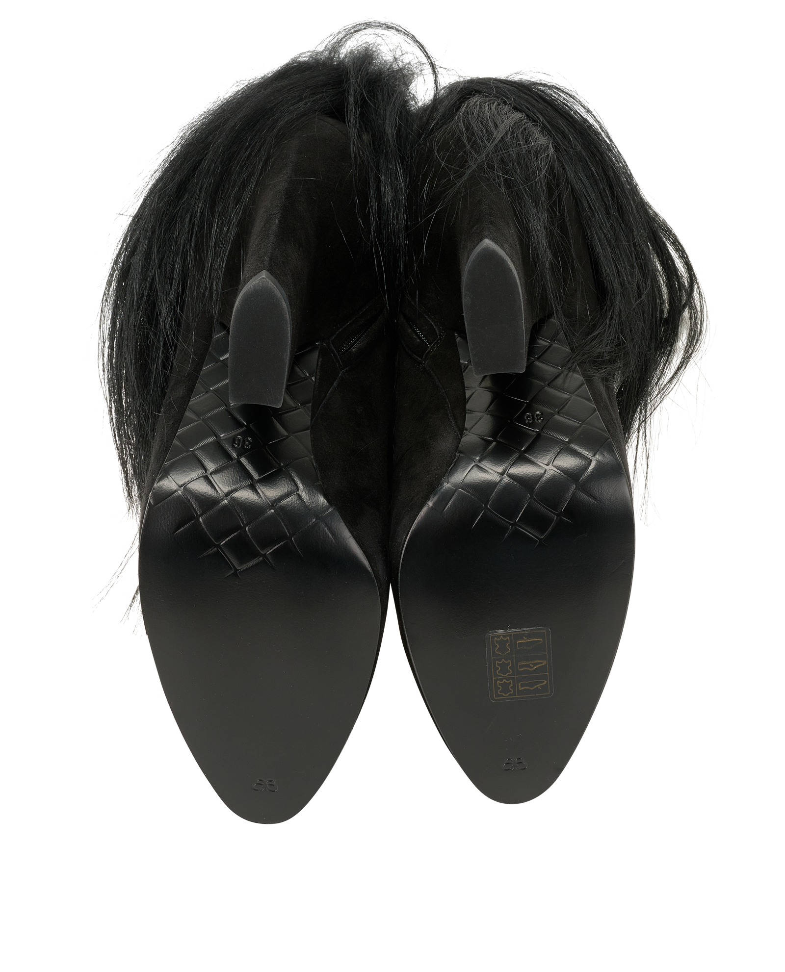 Bottega Veneta Ankle Boots, &pound;195, Shoes, Black, Suede, Top view