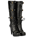 Burberry Lace Up Full Length Boots, side view
