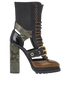 Burberry Lace Up Open Boots, front view