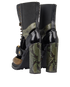 Burberry Lace Up Open Boots, back view