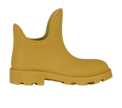 Burberry Marsh Low Rain Boots, Men, Rubber, Yellow, UK8, B/DB, 4*