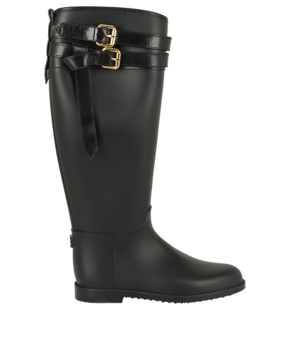 Burberry Equestrian Rain Boots, front view