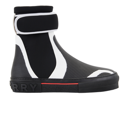 Burberry Rubber Ankle Boots, front view