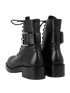 Burberry Combat Boots, back view