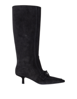 Burberry Storm Boots, Suede, Black, UK4, DB/B, 4*