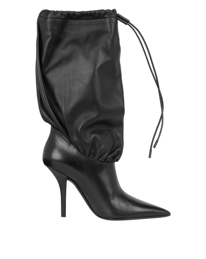 Burberry Kilbride 100 Boots, £250, Shoes, Black, Leather, Front view