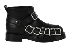 Burberry Buckled Boots, Mens, Leather, Black, UK7, DB/B, 4*