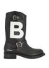 Burberry TB Motif Biker Boots, front view