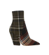 Burberry Plaid Pointed Boots, front view