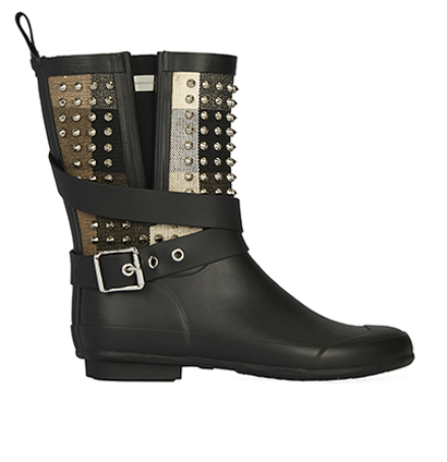 Burberry Holoway Studded Rain Boots, front view