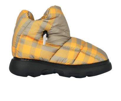 Burberry Men's Check Moon Boots, front view